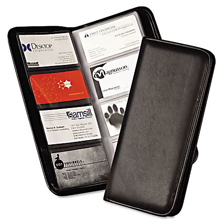 office depot pocket business card holder